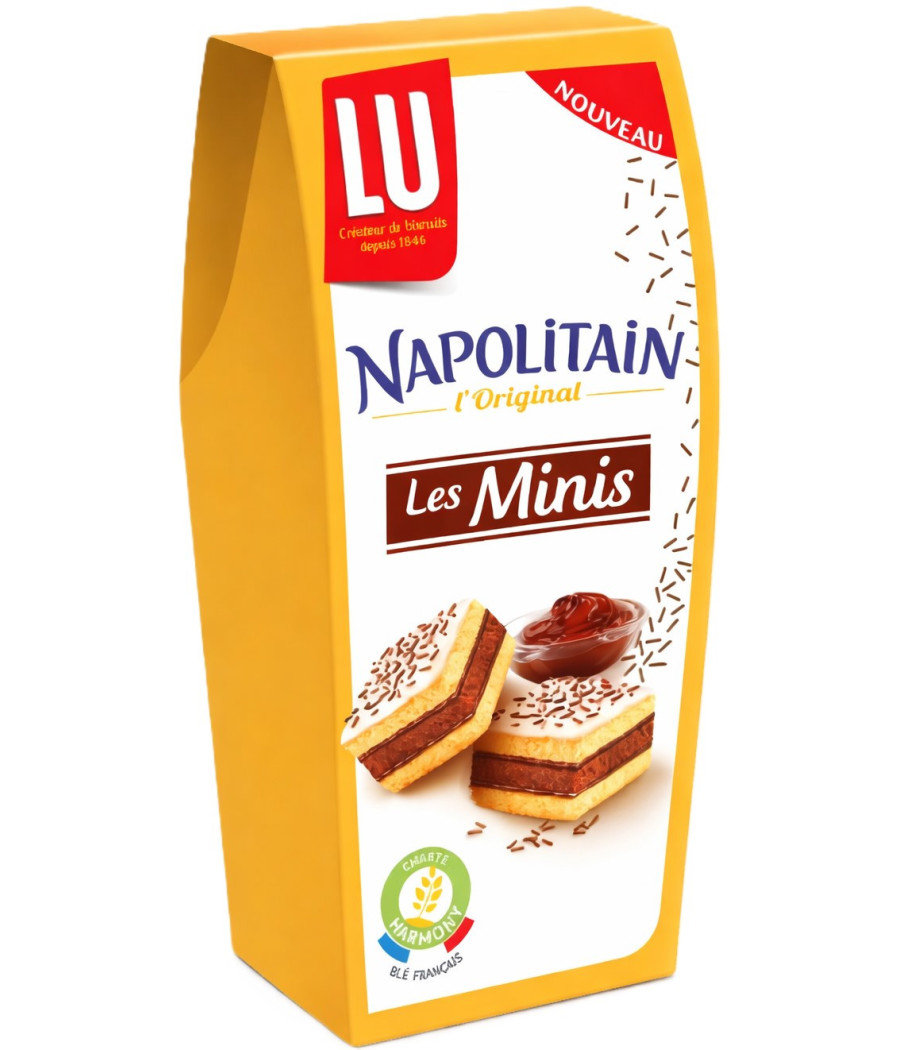 GATEAUX LES MINIS NAPOLITAIN LU 90G