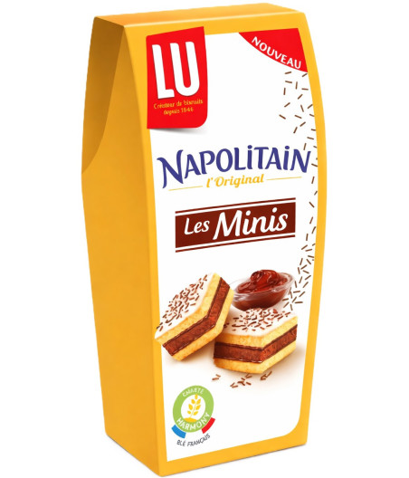 GATEAUX LES MINIS NAPOLITAIN LU 90G