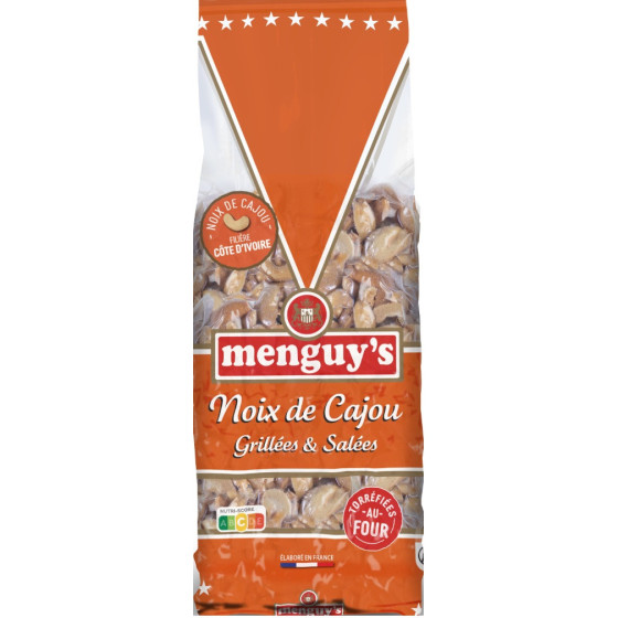 NOIX DE CAJOU GRILLEES SALEES MENGUY'S 300G