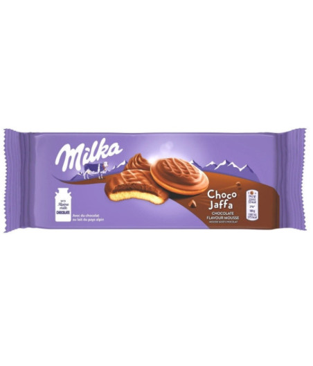 BISCUITS CHOCO JAFFA CHOCOLAT MILKA 128G