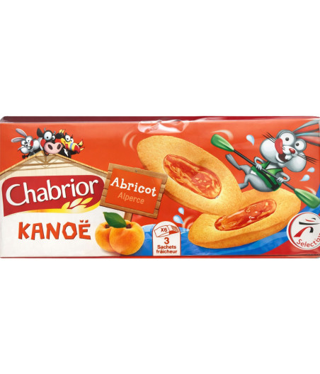 BISCUIT KANOE ABRICOT CHABRIOR 120G