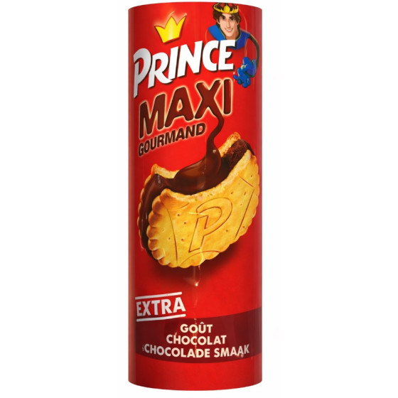BISCUITS PRINCE MAXI GOURMAND GOUT CHOCOLAT LU 250G