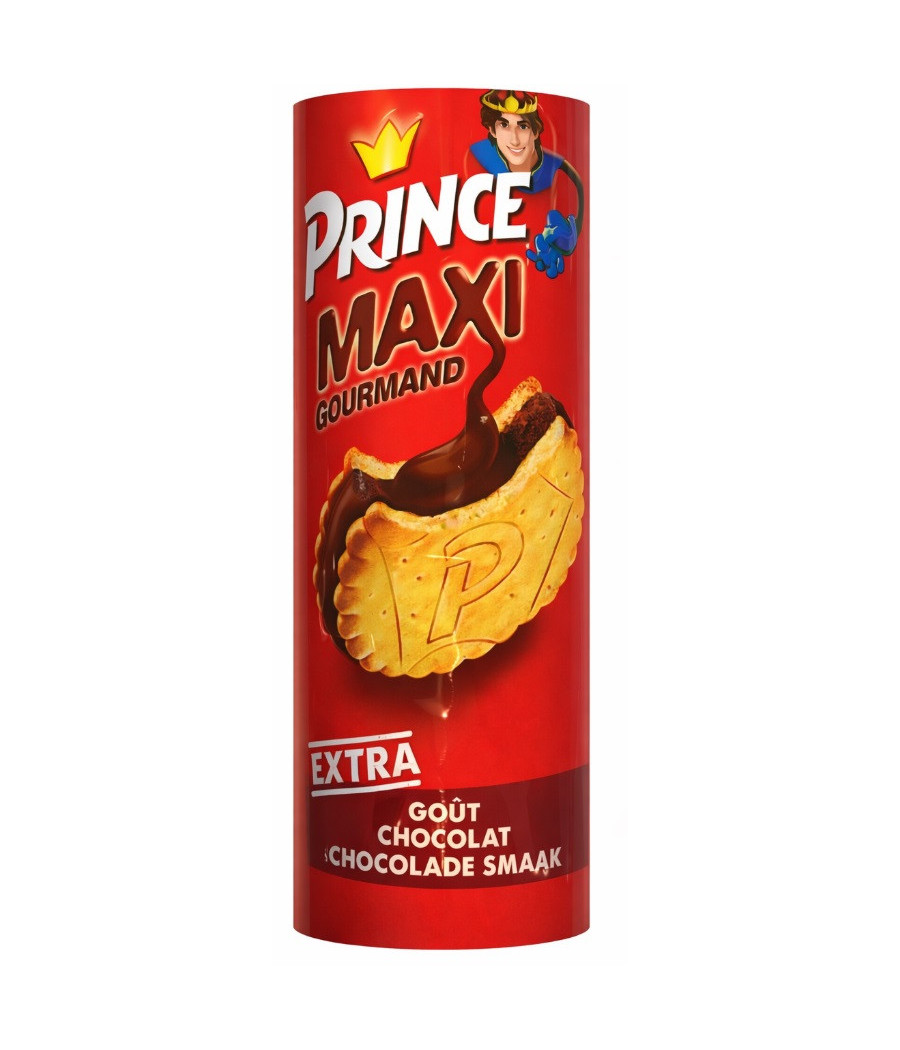 BISCUITS PRINCE MAXI GOURMAND GOUT CHOCOLAT LU 250G