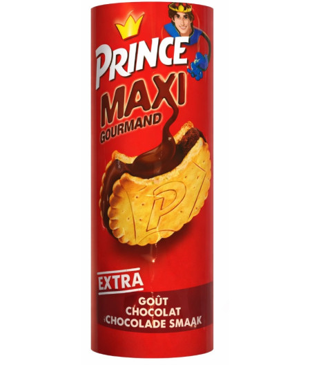 BISCUITS PRINCE MAXI GOURMAND GOUT CHOCOLAT LU 250G