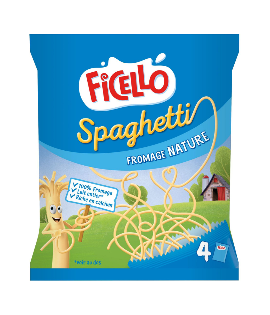 FICELLO SPAGHETTI NATURE X4
