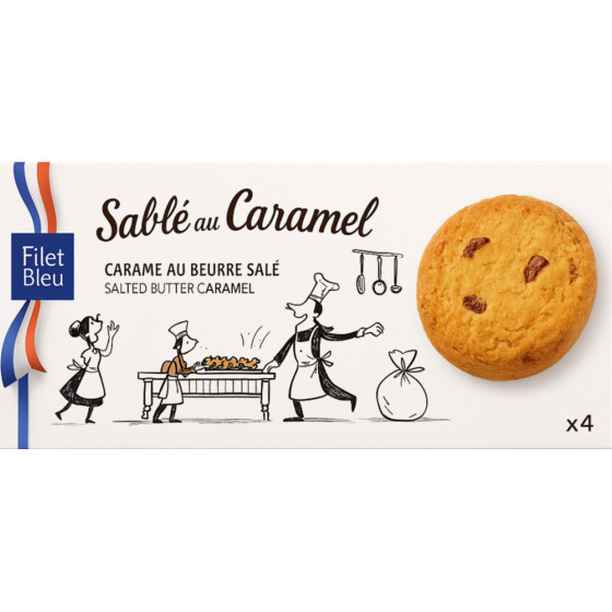 SABLE AU CARAMEL FILET BLEU 150G