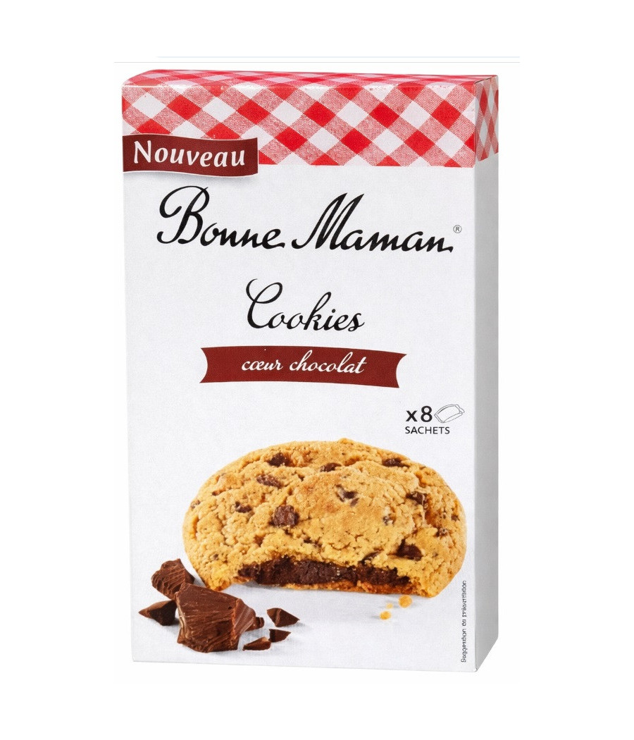 COOKIES COEUR CHOCOLAT BONNE MAMAN 225G