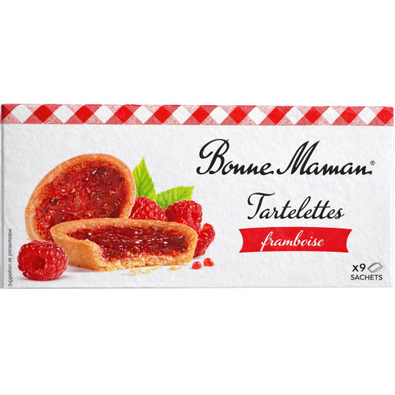 BISCUITS TARTELETTES FRAMBOISE BONNE MAMAN 135G
