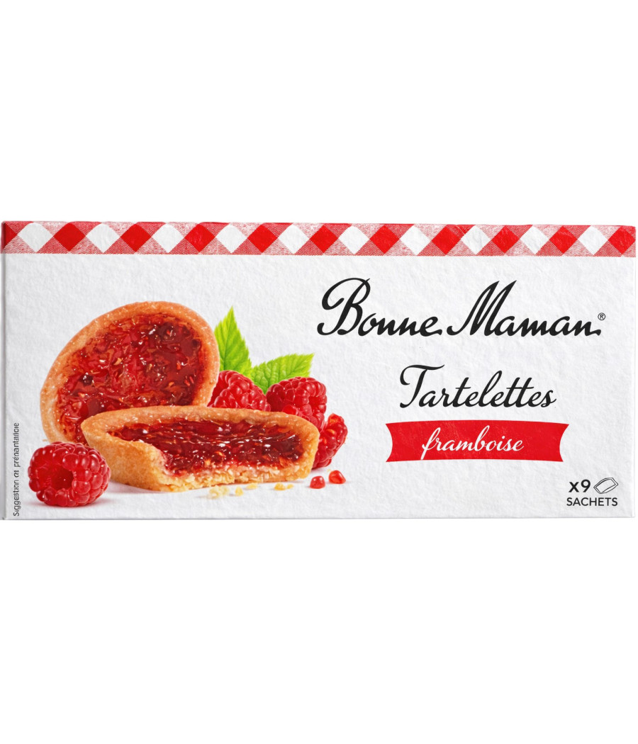 BISCUITS TARTELETTES FRAMBOISE BONNE MAMAN 135G