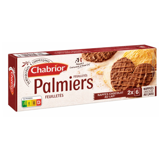 PALMIER CHOCOLAT CHABRIOR 110G
