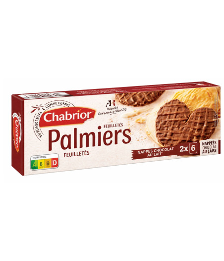 PALMIER CHOCOLAT CHABRIOR 110G