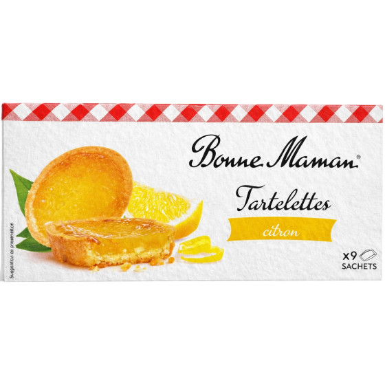 BISCUITS TARTELETTES CITRON BONNE MAMAN 125G
