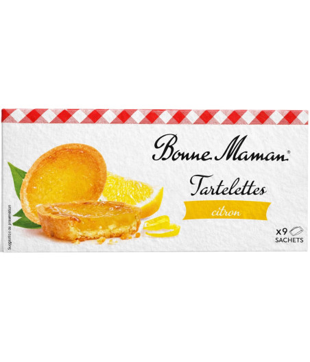 BISCUITS TARTELETTES CITRON BONNE MAMAN 125G