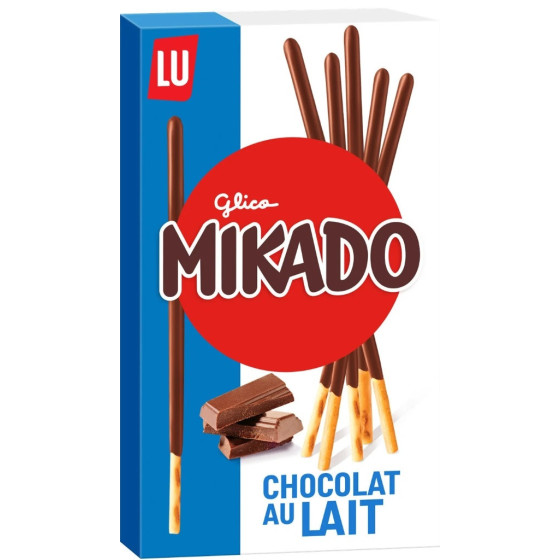 BISCUITS MIKADO CHOCOLAT AU LAIT LU 75G