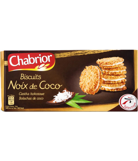 BISCUITS À LA NOIX DE COCO CHABRIOR 100 G