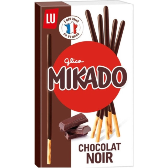 BISCUITS MIKADO CHOCOLAT NOIR LU 90G