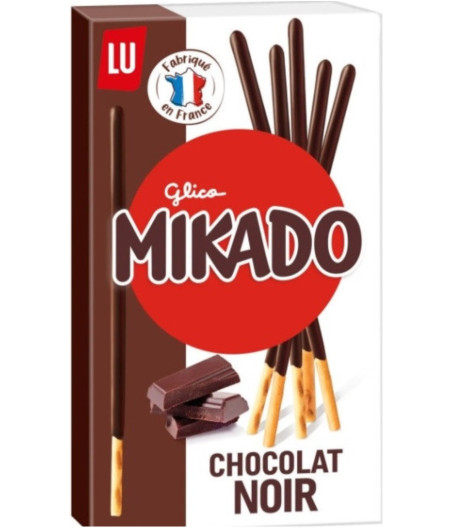 BISCUITS MIKADO CHOCOLAT NOIR LU 90G