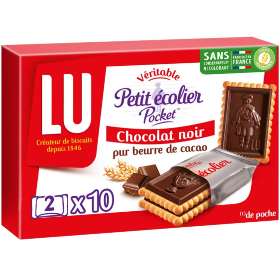 VERITABLE PETIT ECOLIER POCKET LU 250G
