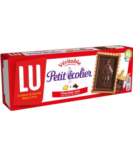 PETIT ECOLIER CHOCOLAT NOIR PUR BEURRE DE CACAO LU 150G