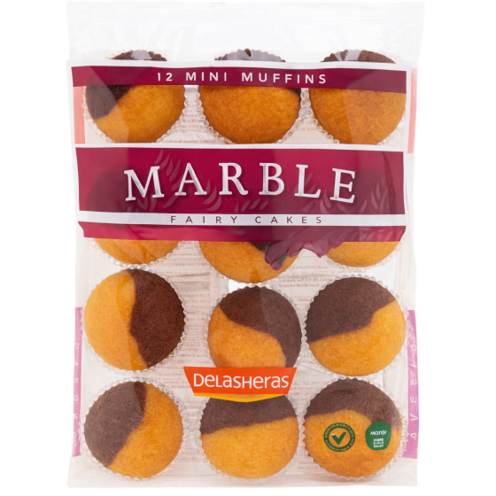 MINI MUFFINS MARBRE AU CHOCOLAT DELASHERAS 280G