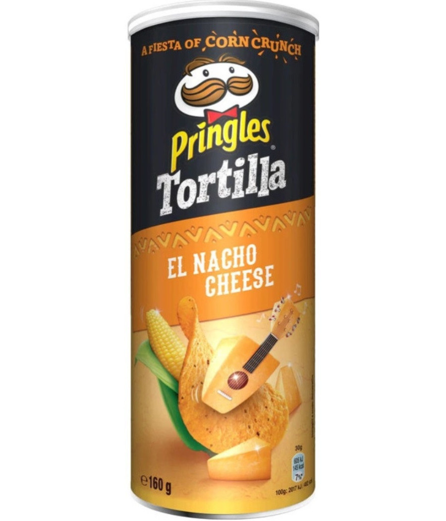 CHIPS TORTILLA EL NACHO CHEESE  PRINGLES 160G
