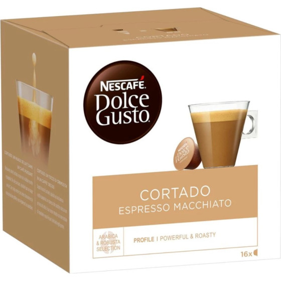 NESCAFE DOLCE GUSTO ESPRESSO MACCHIATO CORTADO X16 CAPSULES