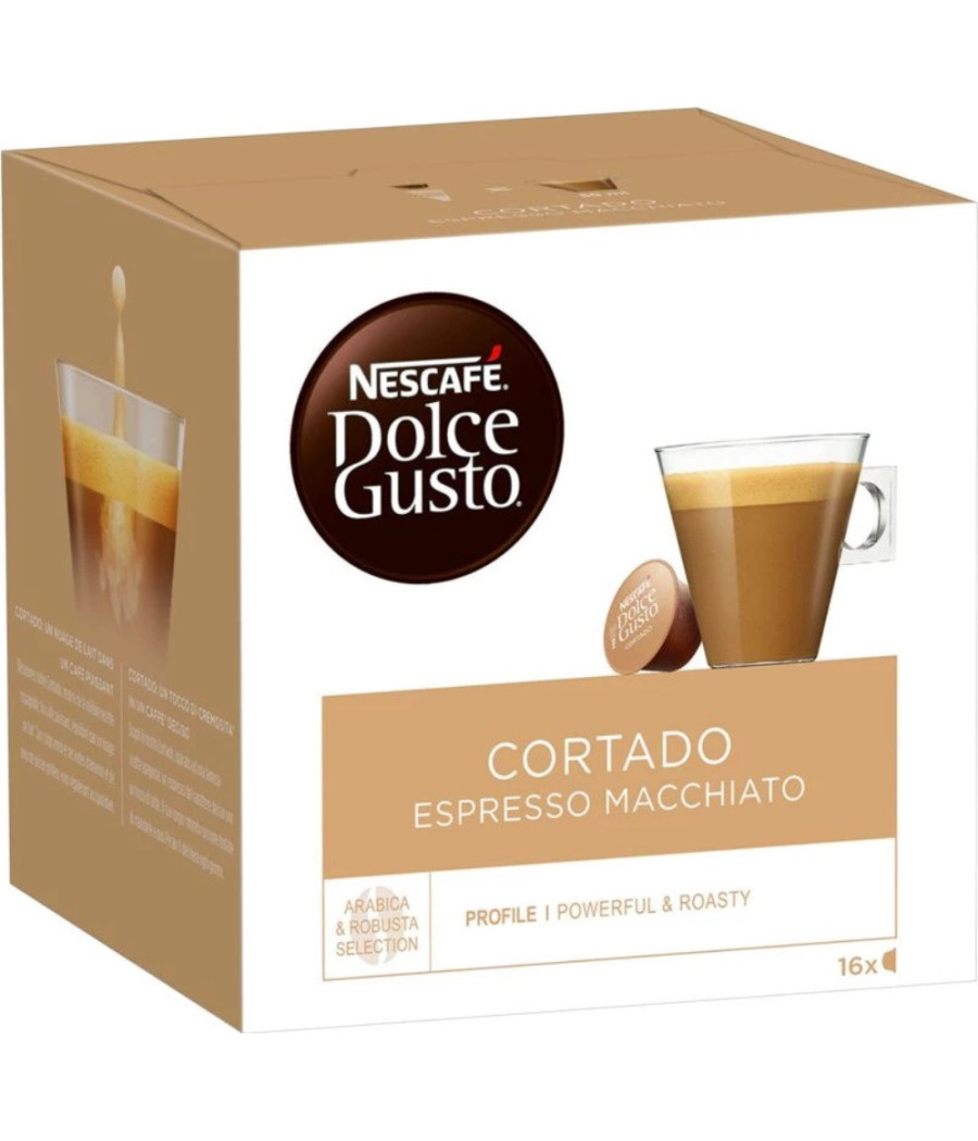 NESCAFE DOLCE GUSTO ESPRESSO MACCHIATO CORTADO X16 CAPSULES