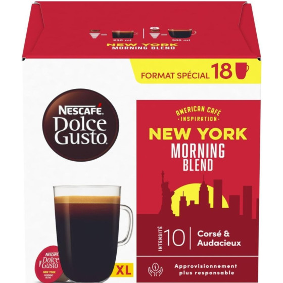 NESCAFE DOLCE GUSTO NEW YORK  X18 CAPSULES