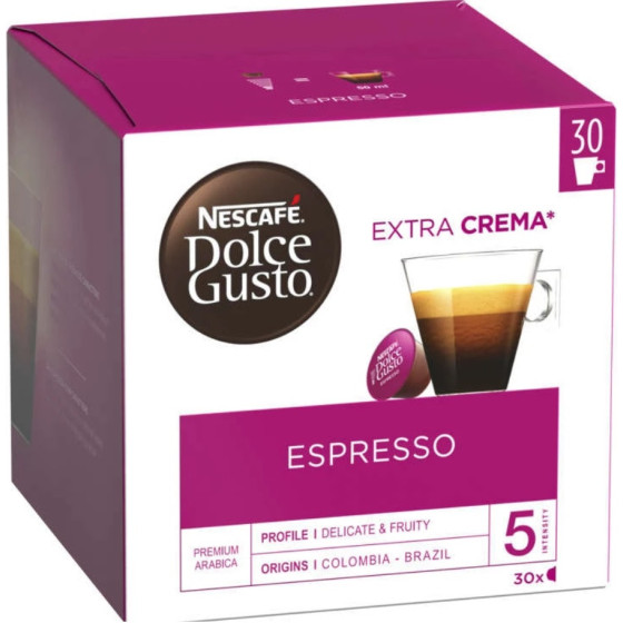 NESCAFE DOLCE GUSTO ESPRESSO X30 CAPSULES