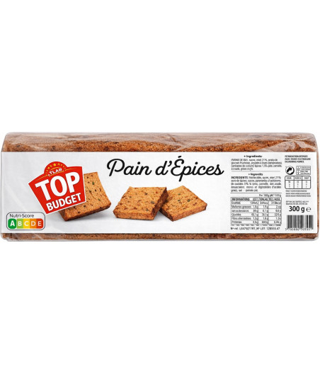 PAIN D'EPICES TOP BUDGET 500G