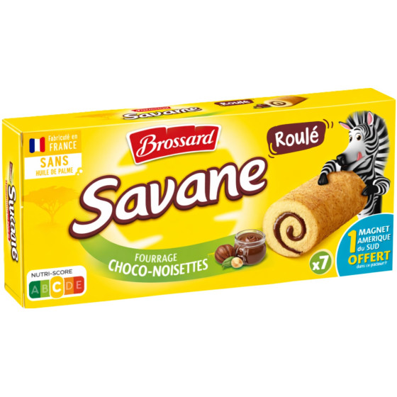 GATEAU ROULE FOURAGE CHOCO-NOISETTE BROSSARD 175G