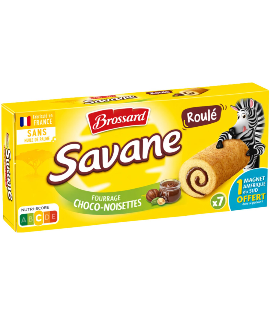 GATEAU ROULE FOURAGE CHOCO-NOISETTE BROSSARD 175G