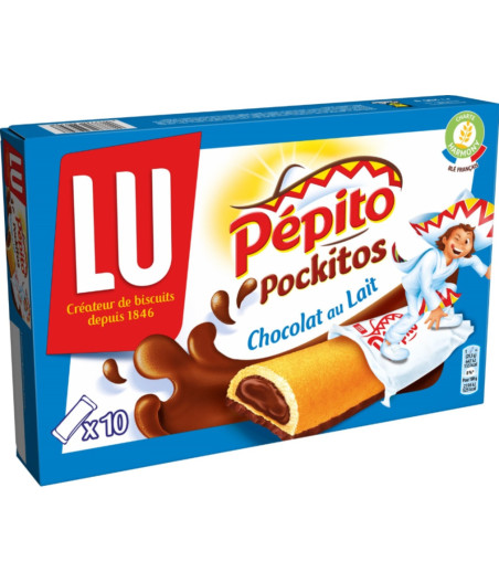 BISCUIT PEPITO  CHOCOLAT AU LAIT LU 295G