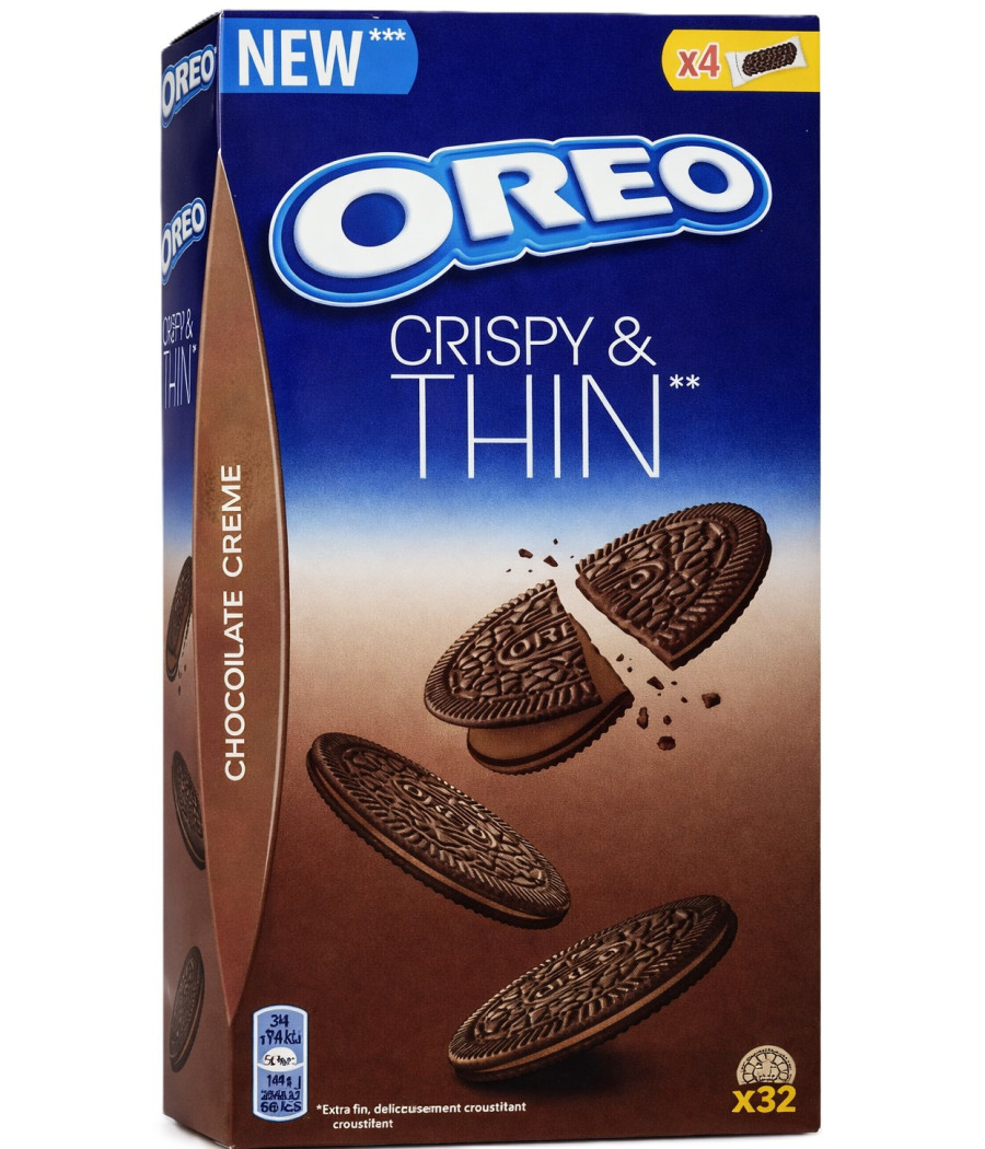 CRISPY AND THIN CHOCOLAT OREO 192G
