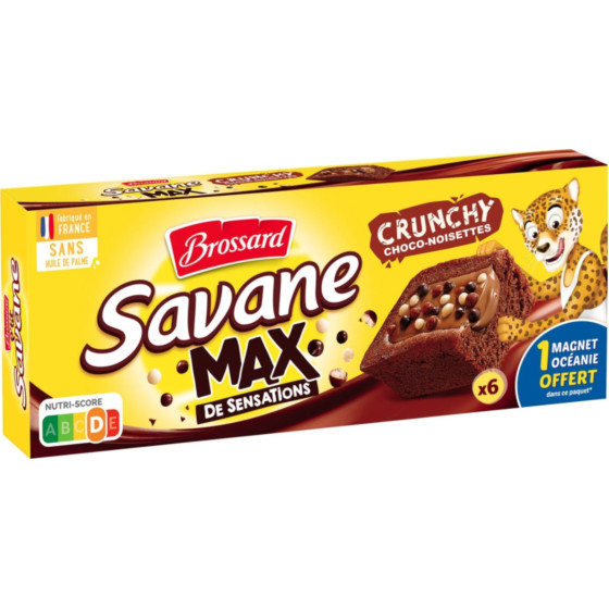 SAVANE  CRUNCHY CHOCO-NOISETTES BROSSARD  180G