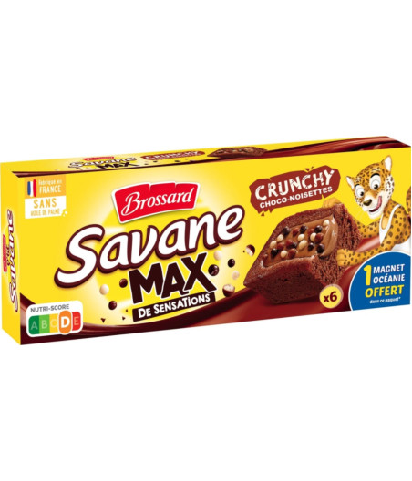 SAVANE  CRUNCHY CHOCO-NOISETTES BROSSARD  180G