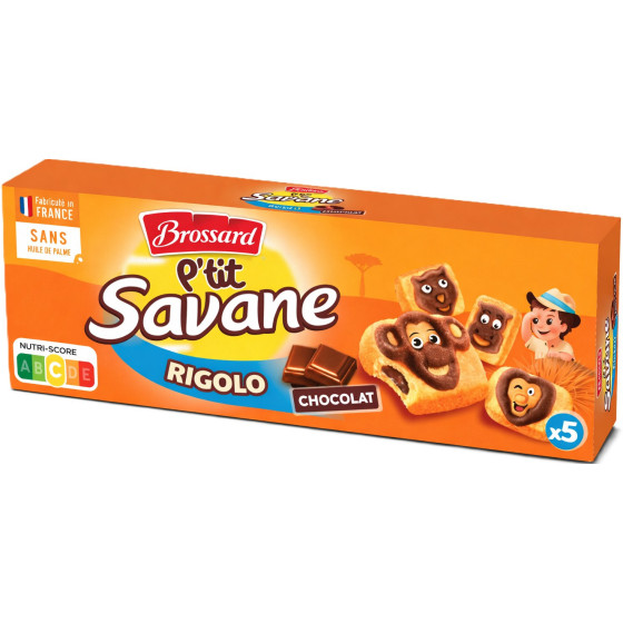 BISCUITS P'TIT SAVANE GOUT CHOCOLAT BROSSARD 150G