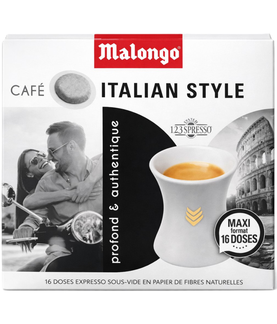 CAFE MALONGO ITALIAN STYLE 16 DOSSETTES