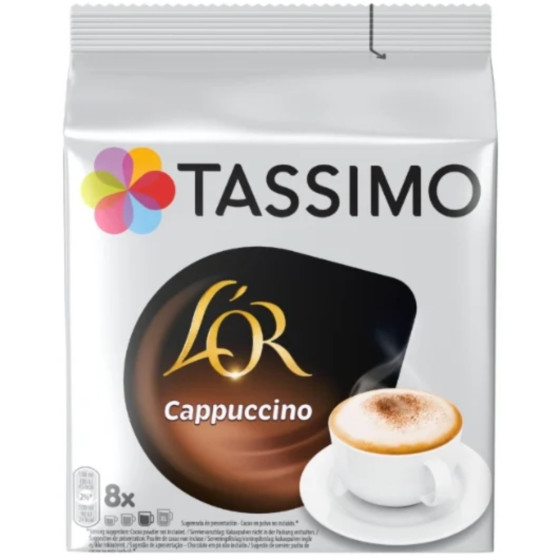 CAFE DOSETTES CAPPUCCINO L'OR ESPRESSO TASSIMO 8 CAPSULES