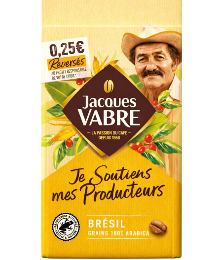 CAFE EN GRAIN JACQUES VABRE 400G