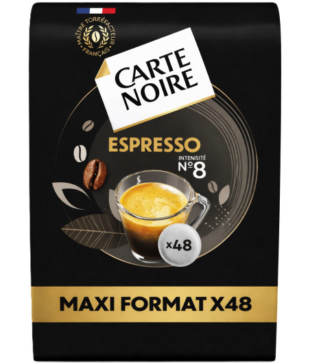 CAFE DOSETTES MOULU ESPRESSO CARTE NOIR 336G