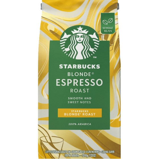 CAFE EN GRAINS ESPRESSO ROAST BLONDE STARBUCKS  450G