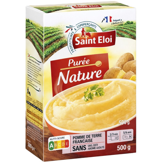 PUREE DE POMME DE TERRE NATURE SAINT ELOI 500G