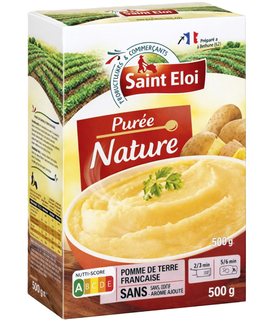 PUREE DE POMME DE TERRE NATURE SAINT ELOI 500G