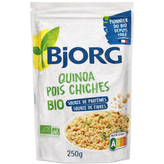 QUINOA POIS CHICHES BJORG BIO 250G