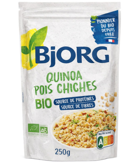 QUINOA POIS CHICHES BJORG BIO 250G