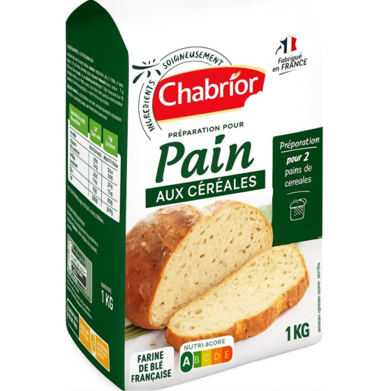 PREPARATION POUR PAIN AUX CEREALES CHABRIOR 1KG