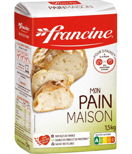 PREPARATION POUR PAIN MAISON FRANCINE 1,5KG
