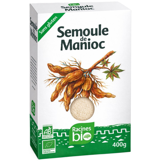 SEMOULE DE MANIOC RACINES BIO 400G