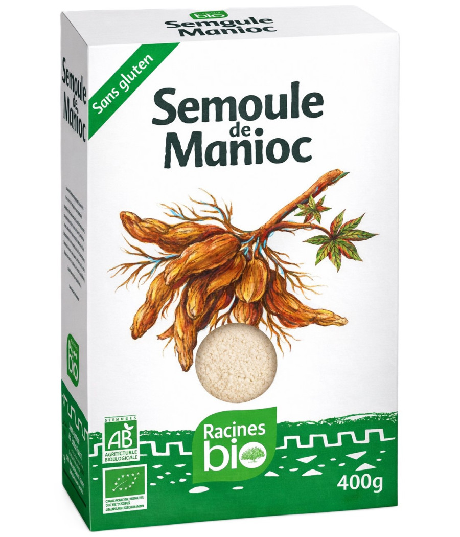 SEMOULE DE MANIOC RACINES BIO 400G